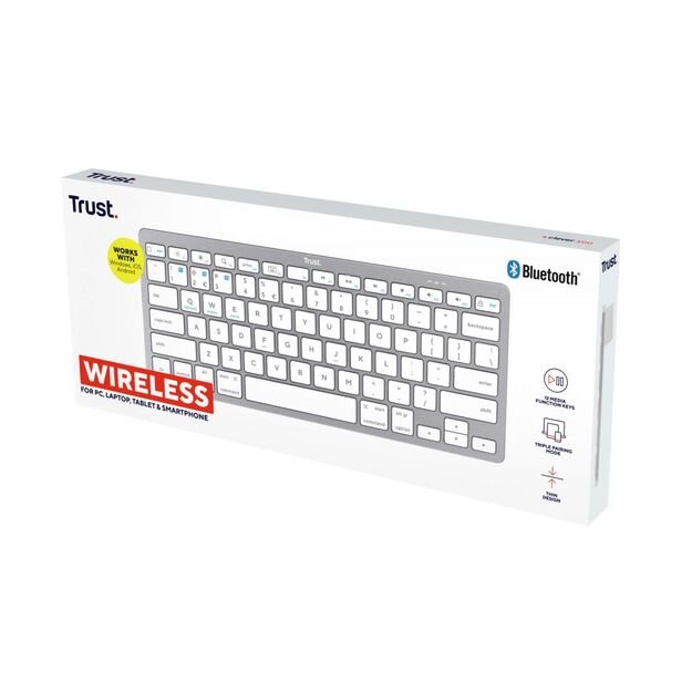 KEYBOARD WRL BASICS BLUETOOTH/ENG 24651 TRUST 5