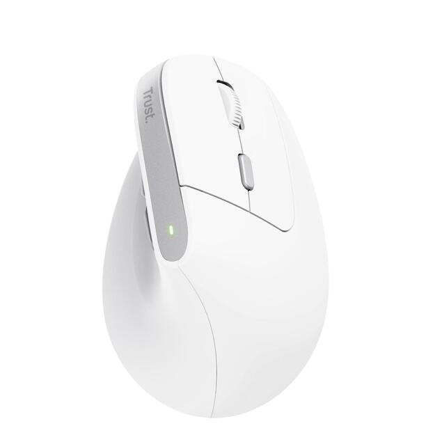 MOUSE USB OPTICAL WRL BAYO II/ERGO WHT 25398 TRUST 8