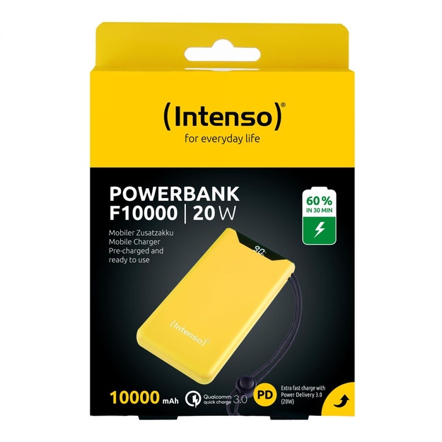 POWER BANK USB 10000MAH/YELLOW 7332039 INTENSO