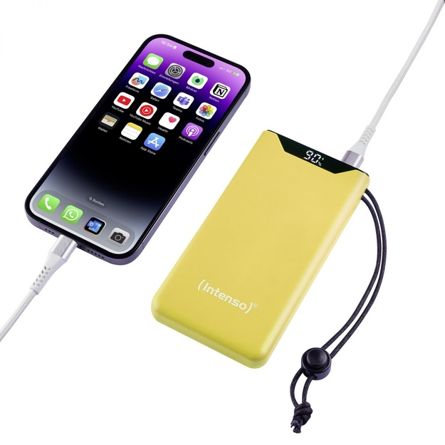 POWER BANK USB 10000MAH/YELLOW 7332039 INTENSO