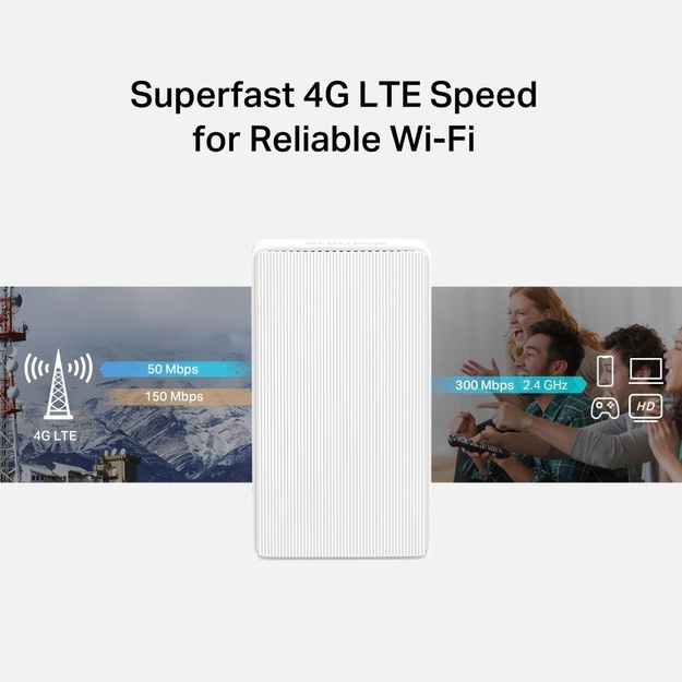 WRL ROUTER 300MBPS 4G LTE/MB110-4G MERCUSYS
