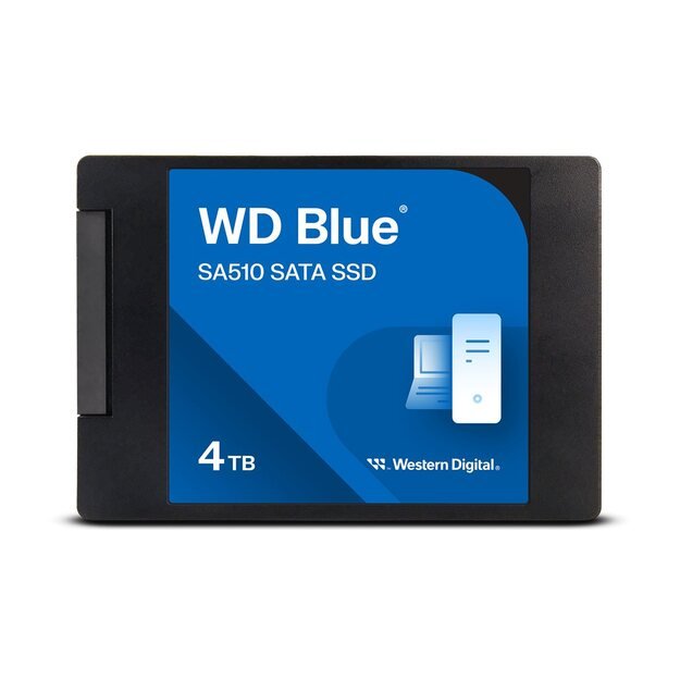 WD Blue SA510 SSD 4TB SATA III 6Gb/s cased 2.5inch 7mm internal single-packed