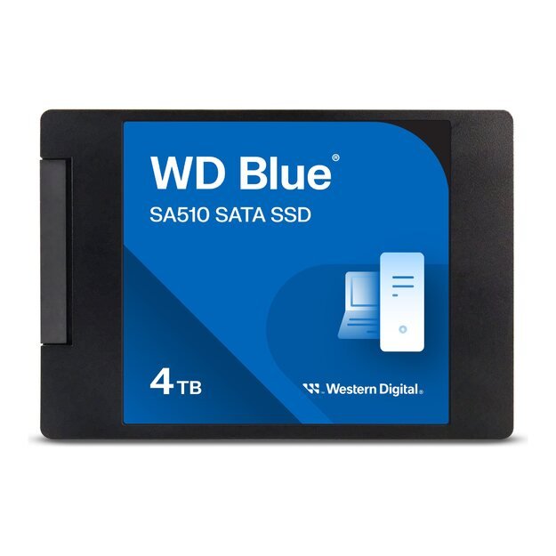 WD Blue SA510 SSD 4TB SATA III 6Gb/s cased 2.5inch 7mm internal single-packed