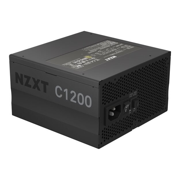 Power Supply|NZXT|C1200|1200 Watts|Efficiency 80 PLUS GOLD|MTBF 100000 hours|PA-2G1BB-EU