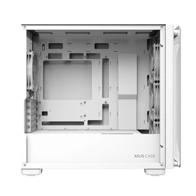 Case|ASUS|A23 PLUS|MidiTower|Case product features Transparent panel|MicroATX|MiniITX|Colour White|A23PLUSTG/ARGBWHITE 12