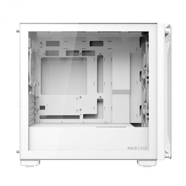 Case|ASUS|A23 PLUS|MidiTower|Case product features Transparent panel|MicroATX|MiniITX|Colour White|A23PLUSTG/ARGBWHITE 11