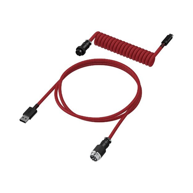 HP HyperX USB-C Coiled Cable Red-Black