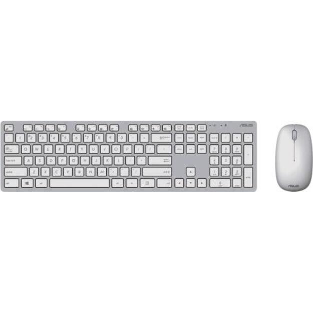 KEYBOARD +MOUSE WRL OPT. W5000/WHITE 90XB0430-BKM3A0 ASUS