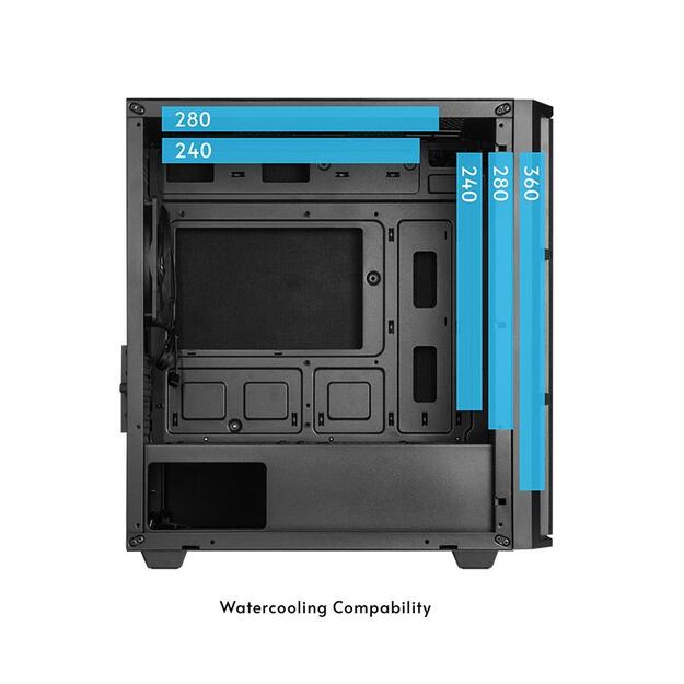 Case|CHIEFTEC|Pro mini|MidiTower|MicroATX|MiniITX|Colour Black|AZ-01B-OP 23