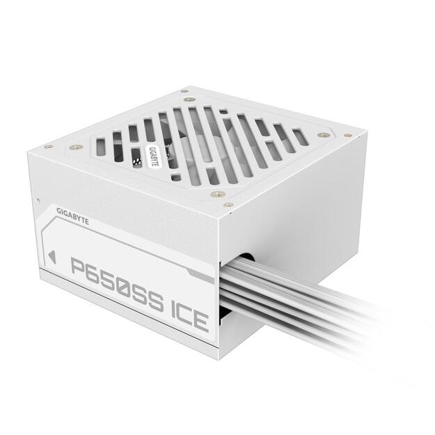 Power Supply|GIGABYTE|GP-P650SS ICE|650 Watts|Efficiency 80 PLUS SILVER|PFC Active|MTBF 100000 hours|GP-P650SSICE