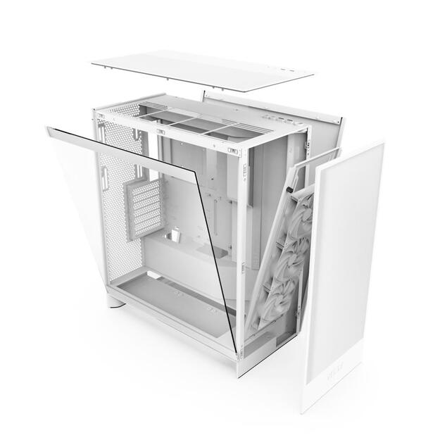 NZXT PC case H7 Flow 2024 window White 12
