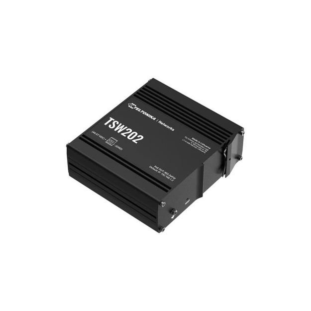 Switch|TELTONIKA|TSW202|Type L2|2xSFP|8xRJ45|PoE+ ports 8|240 Watts|TSW202