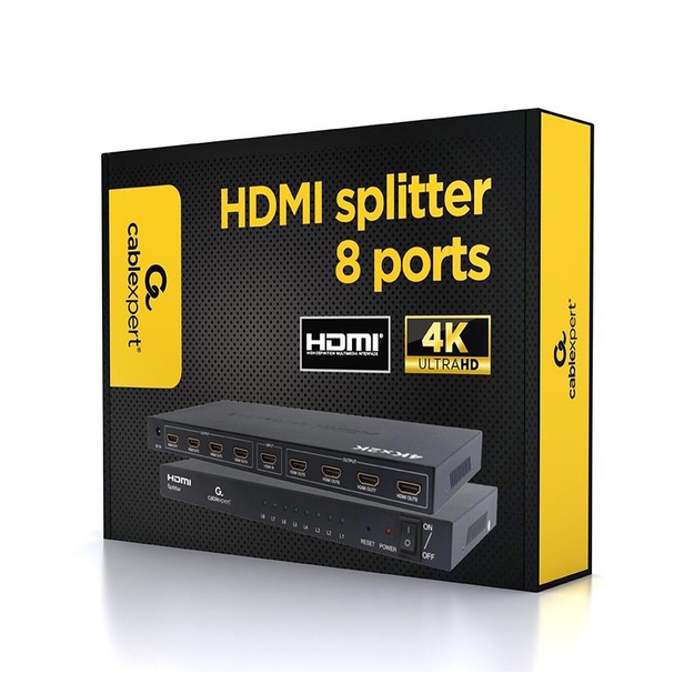 CABLE HDMI SPLITTER 8PORTS/DSP-8PH4-03 GEMBIRD