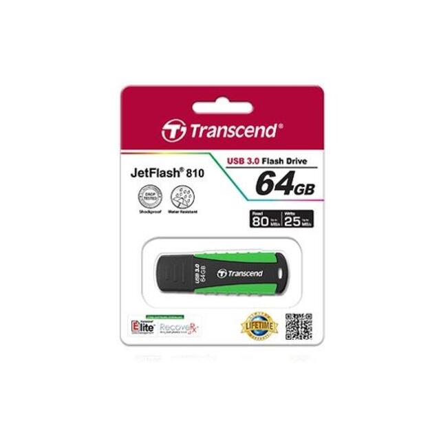 MEMORY DRIVE FLASH USB3 64GB/810 TS64GJF810 TRANSCEND 7