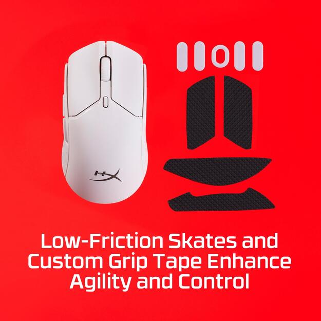 MOUSE USB OPTICAL HYPERX PF/HAS2 MINIWL WHT 7D389AA HYPERX 21