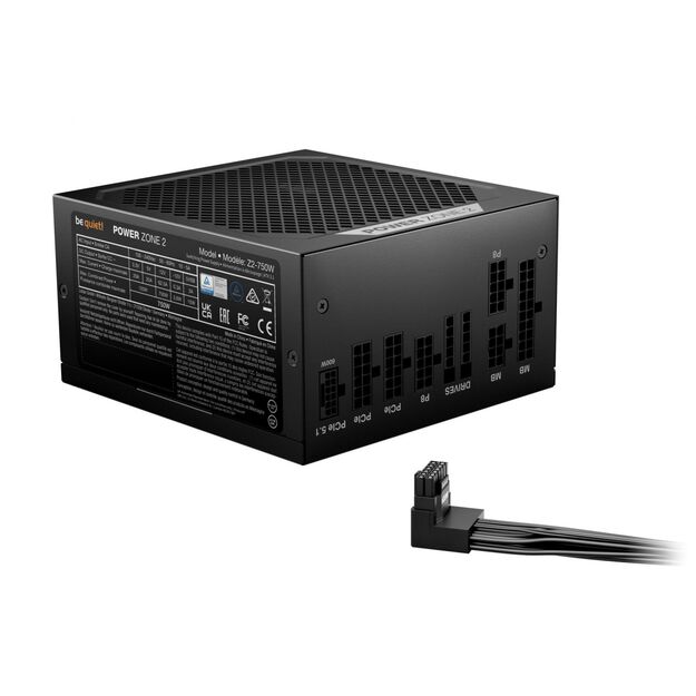 Power Supply|BE QUIET|POWER ZONE 2|750 Watts|Peak Power 820 Watts|Efficiency 80 PLUS PLATINIUM|MTBF 100000 hours|BP006EU 5