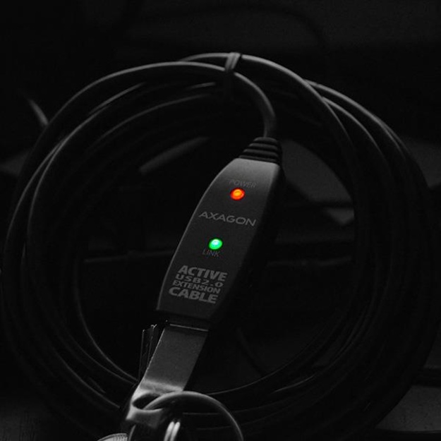 CABLE USB2.0 A-M/A-F ACTIVE/5M ADR-205 AXAGON