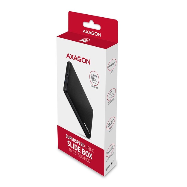 HDD ACC ENCLOSURE 2.5 /USB-C EE25-SLC AXAGON