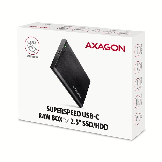 HDD ACC ENCLOSURE 2.5 /USB-C EE25-A6C AXAGON