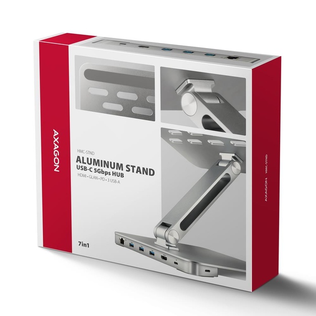 NB ACC STAND 10-16  + I/O HUB/7IN1 HMC-STND AXAGON