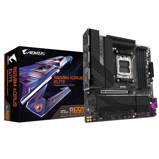 MB AMD B650 SAM5 MATX/B650M AORUS ELITE 1.3 GIGABYTE