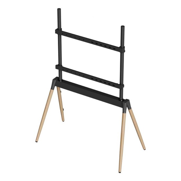TV SET ACC FLOOR STAND 55-86 /BLK/WOOD TVS-86F-01-BK GEMBIRD