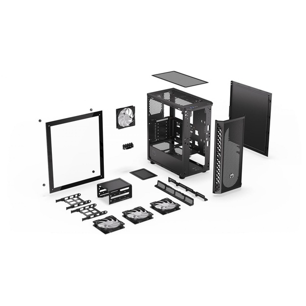 CASE MIDITOWER ATX W/O PSU/SIGNUM300 ARGB EY2A006 ENDORFY
