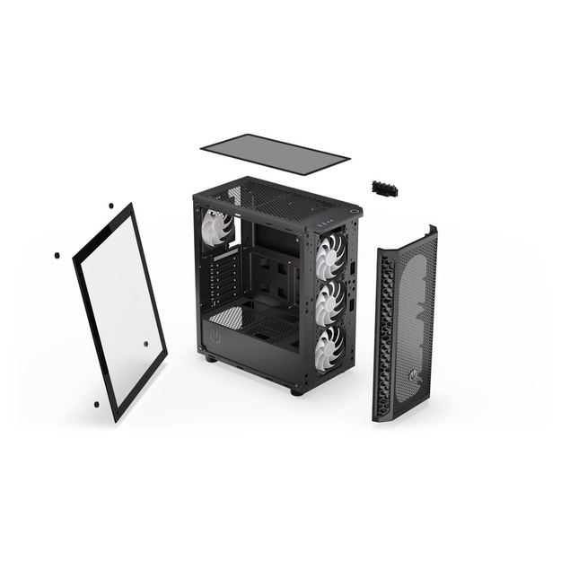 CASE MIDITOWER ATX W/O PSU/SIGNUM300 ARGB EY2A006 ENDORFY
