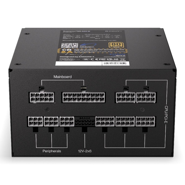 CASE PSU ATX 850W/SUPREMO FM6 EY7A012 ENDORFY