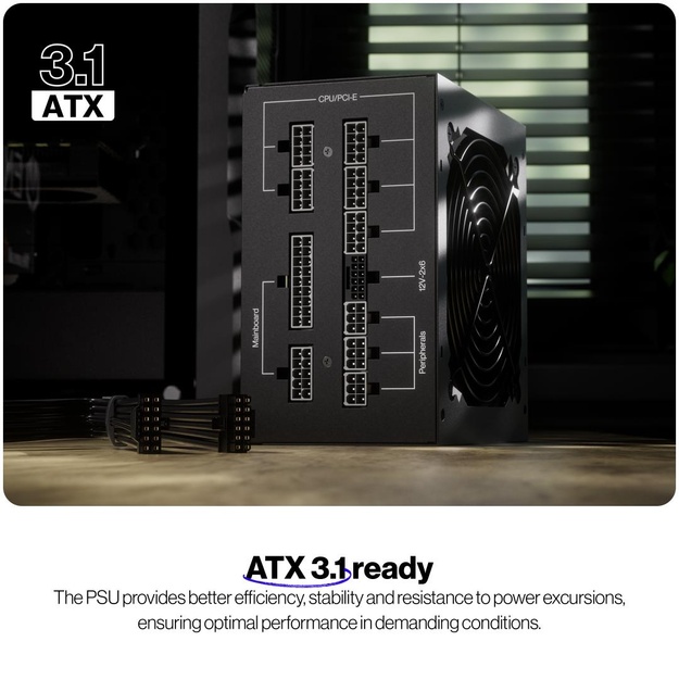 CASE PSU ATX 850W/SUPREMO FM6 EY7A012 ENDORFY