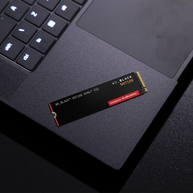 SSD|WESTERN DIGITAL|Black SN7100|1TB|M.2|PCIe Gen4|NVMe|3D TLC|Write speed 6900 MBytes/sec|Read speed 7250 MBytes/sec|WDS100T4X0E
