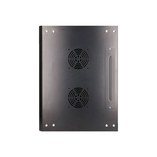 EXTRALINK 12U 600X450 wall-mounted rackmount cabinet black 3
