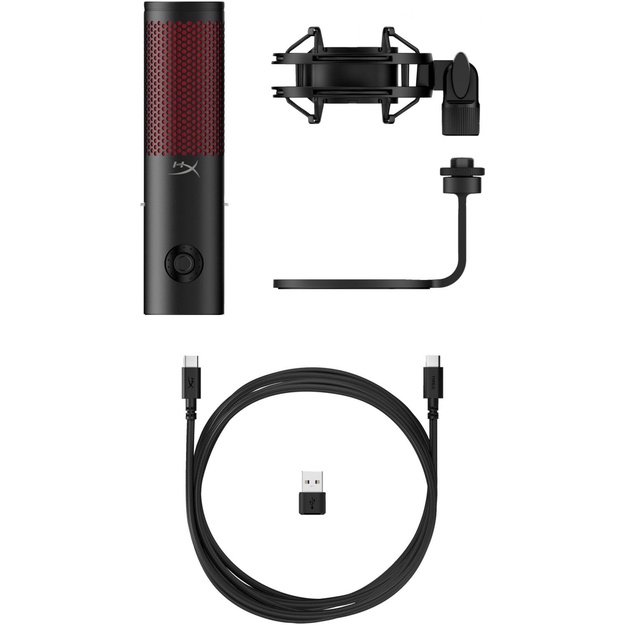 MICROPHONE HYPERX QUADCAST 2/BLACK 872V1AA HYPERX