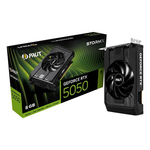 Graphics Card|PALIT|NVIDIA GeForce RTX 5050|8 GB|GDDR6|128 bit|PCIE 5.0 16x|Single Slot Fansink|NE65050019P1-GB2070F 16