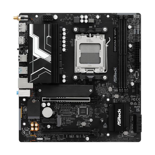 Mainboard|ASROCK|AMD B850|SAM5|Micro-ATX|Memory DDR5|Memory slots 2|B850M-XWIFIR2.0 5