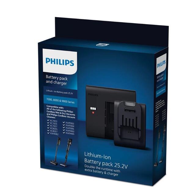 VACUUM ACC BATTERY & CHARGER/XV1797/01 PHILIPS