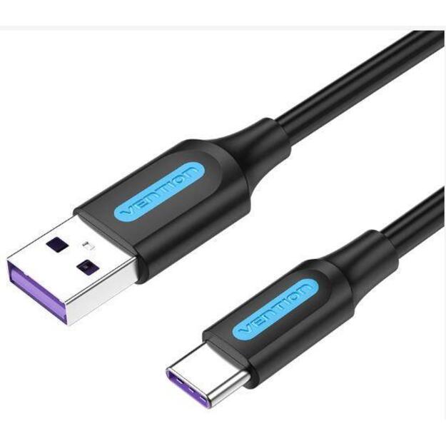 CABLE USB-C TO USB2.0/1.5M BLACK CORBG VENTION