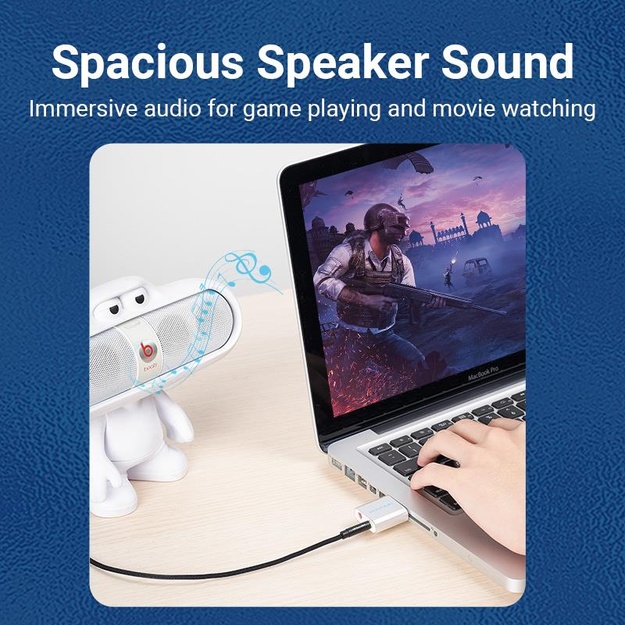 SOUND CARD USB 2-PORT/VAB-S13 VENTION
