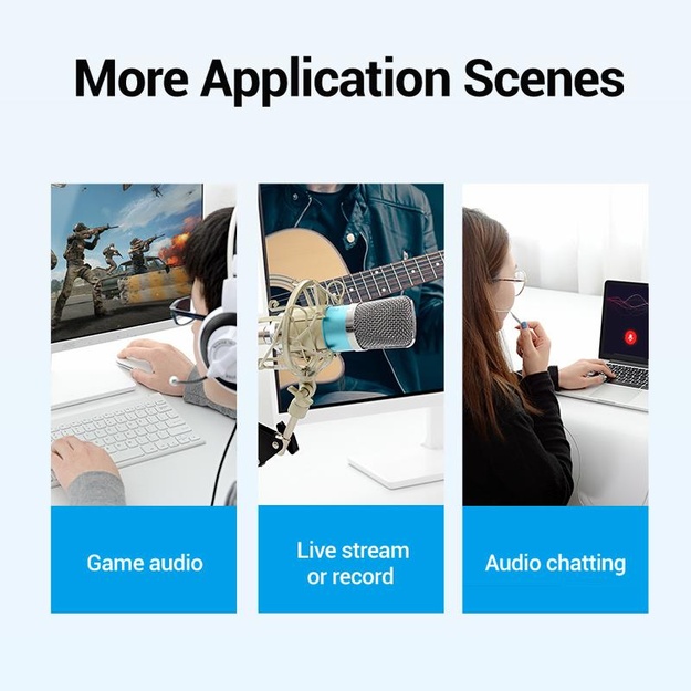SOUND CARD USB 2-PORT/VAB-S13 VENTION