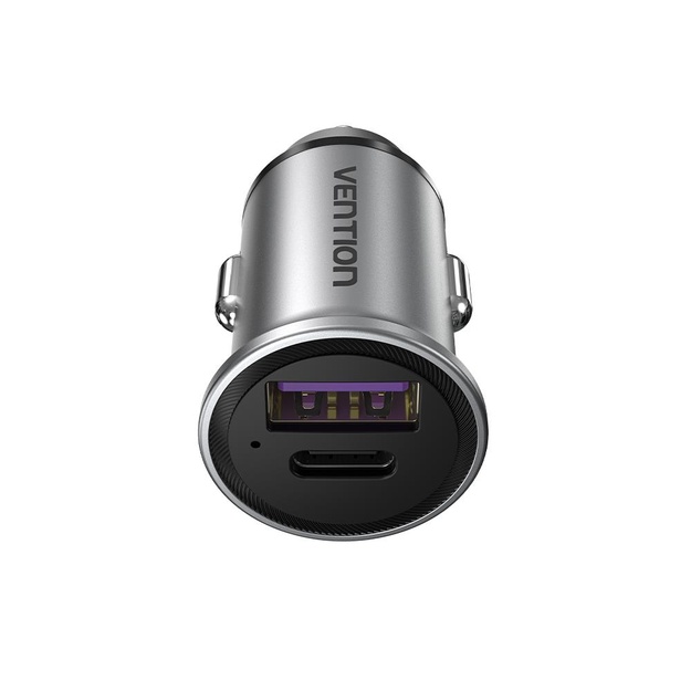 MOBILE CHARGER CAR 30W USB/2P GRAY FFFH0 VENTION