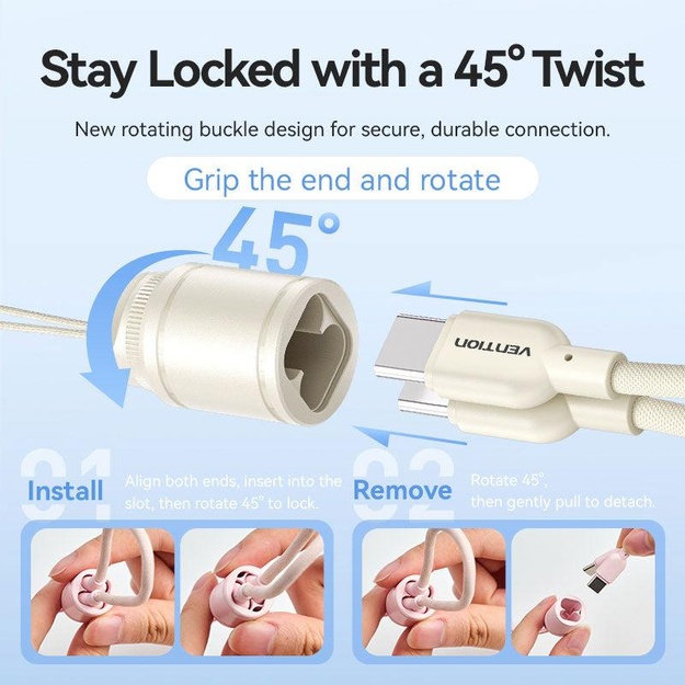 POWER BANK USB 20000MAH 22.5W/BEIGE FKBN0-C VENTION