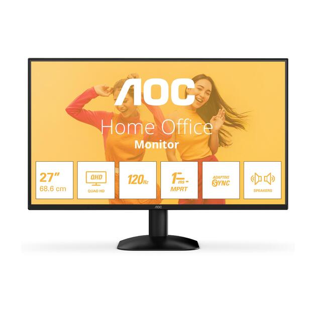 AOC Q27B35S3 27inch QHD IPS 120Hz 1ms 300cd/m2 HDMI2.0 DP