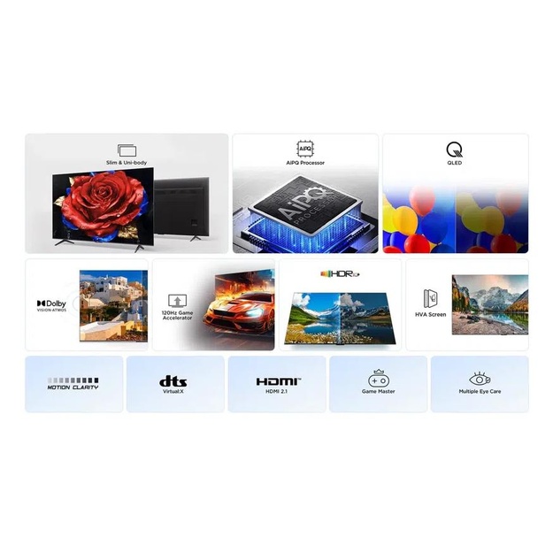 TV Set|TCL|50  |4K Ultra HD|3840 x 2160 pixels|Flat|16:9|QLED|50T69C