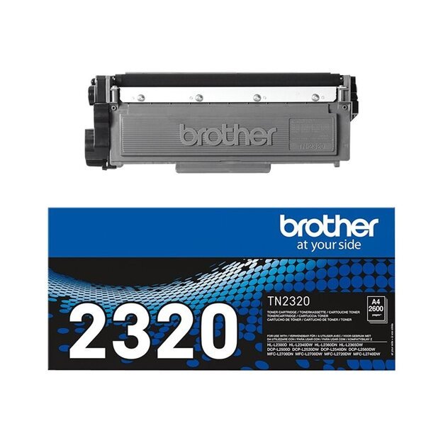 BROTHER TN-2320 toner black high capacity 2.600 pages 1-pack 2