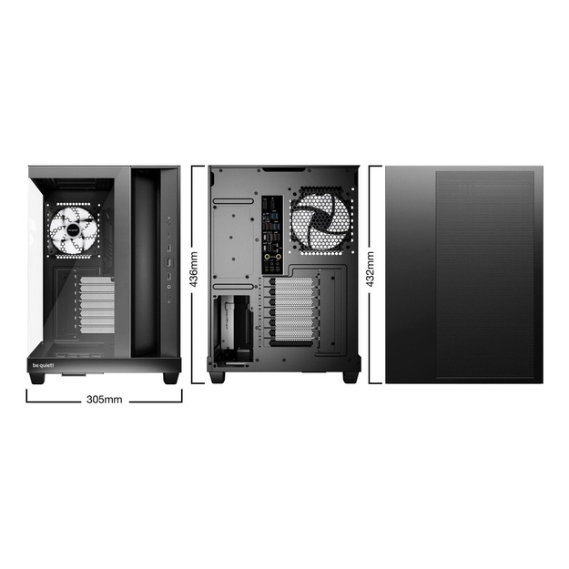 Case|BE QUIET|ATX/micro ATX/Mini-ITX|Black|Midi Tower|PC|BGW85