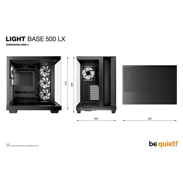Case|BE QUIET|ATX/micro ATX/Mini-ITX|Black|Midi Tower|PC|BGW85 8