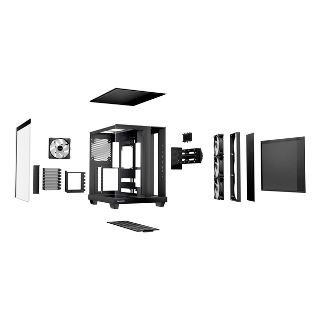 Case|BE QUIET|ATX/micro ATX/Mini-ITX|Black|Midi Tower|PC|BGW85