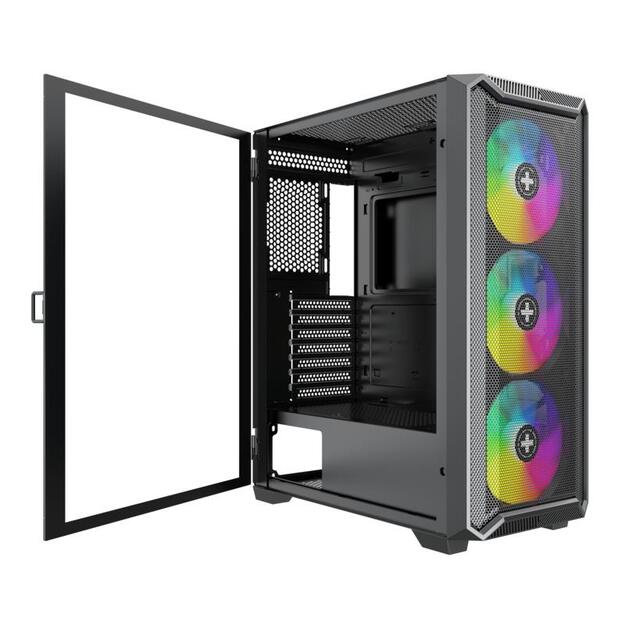 Case|XILENCE|ATX/micro ATX/Mini-ITX|Black|Midi Tower|PC|XG161 1