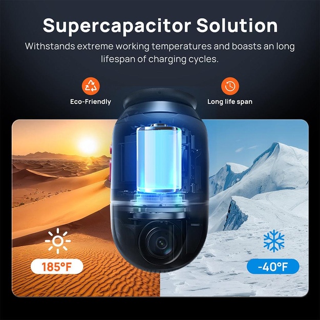 DASHCAM 4K OMNI/X800 BLACK 70MAI
