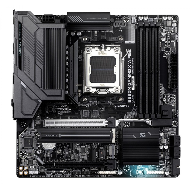 Mainboard|GIGABYTE|AMD B850|Socket AM5|micro ATX|RAM DDR5-SDRAM|4xSlots|Wi-Fi Yes|Bluetooth Yes|2xNumber of M.2 (M) slots|B850MGAMINGXWF6E1.1